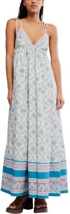 Free People Sorrento Stroll Print Maxi Dress in Ivory Combo at Nordstrom, Size X-Small