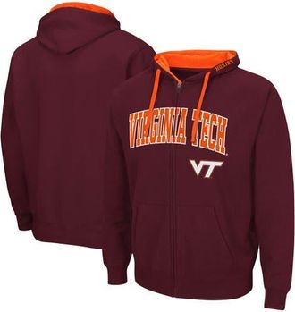 Colosseum Mens Colosseum Maroon Virginia Tech Hokies Big & Tall Full-Zip Hoodie at Nordstrom, Size 2Xb