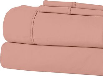 Modern Threads 3-Piece Sheet Set in Rose at Nordstrom Rack, Size Twin