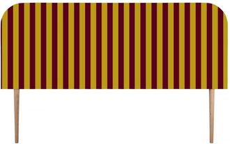 Really Nice Things Cabecero tapizado terciopelo a rayas 160x97cm