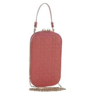 Dior Pre-owned Mini Bags, female, Pink, Size: ONE SIZE Pre-owned Vintage Mini Shoulder Bag