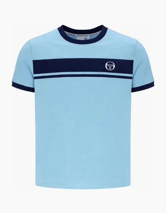 Sergio Tacchini Mens Sergio Tacchini Master T-Shirt Baltic Sea/Maritime Blue - Size: 40