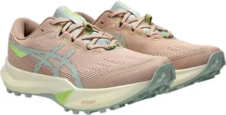 Asics Womens Fuji Lite 6 Running Shoes In Pale Apricot/lichen Rock