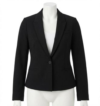 Spanx Ponte Blazer In Classic Black
