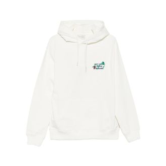 Dr&ocirc;le de Monsieur Hoodies, male, White, Size: XL Vine-embroidered Hoodie