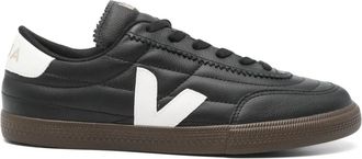 Veja BlackWhite Lace Up Sneakers