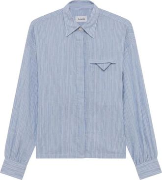 Amish Mujer, Blusas y Camisas, Azul, Talla: XS