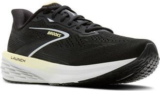 Brooks Launch 12 Running Sneaker in Black/luminary/oyster at Nordstrom, Size 10.5