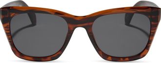 DIFF Eyewear Sean 50.5mm Cat Eye Sunglasses in Mahogany Tort at Nordstrom Rack