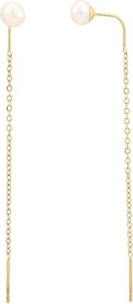 Adornia Adornia 18K Plated Stainless Steel 6.3Mm Pearl Earrings