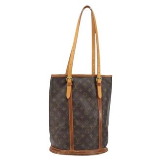 Louis Vuitton Pre-owned Bucket Bags, female, Brown, Size: ONE SIZE Pre-owned Bucket Bag