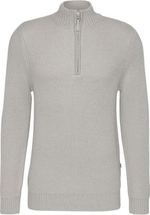 Stoic Heavy MerinoKnit MMXX.Rutvik Half Zip Merinopullover f&uuml;r Herren | grau