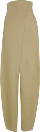 Cortana Broek - Dames - Broeken - Beige - S - Wol - Broeken