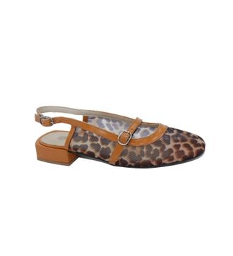 Eric Michael Womens Mesh Flats In Leopard