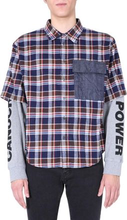 Dsquared2 Blue Regular Plaid Shirt