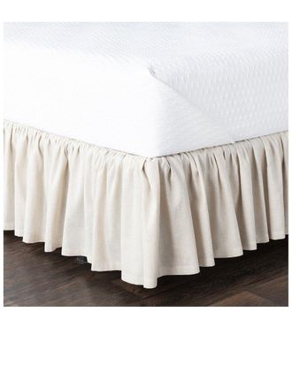 Surya Peyton Ruffle Medium Gray Bedskirt