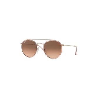 Ray-Ban Round Double Bridge Sunglasses - unisex - Ray-Ban - Sunglasses - Orange - 51 MM - Accessories