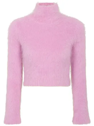 Paco Rabanne Maglione corto con dettaglio cut-out - Rosa