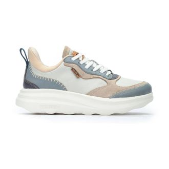Pikolinos Blauwe Damessneaker - Trendy Stijl - Dames - Sneakers - Veelkleurig - 41 EU - Leer - Schoenen