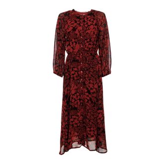 Inwear Florizza Midi Jurk - Dames - Casual kleedjes - Veelkleurig - L - Kleedjes