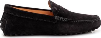 Tod's Black Slip-on Loafers