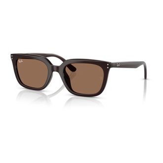 Ray-Ban Rechthoekige Zonnebril - unisex - Zonnebrillen - Bruin - 54 MM - Nylon - Accessoires