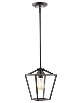 Jonathan Y Designs Jonathan Y Grace 8In 1-Light Industrial Farmhouse Iron Led Pendant