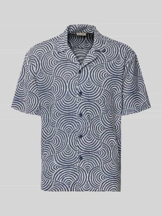 Only & Sons Relaxed Fit Freizeithemd mit Baumwoll-Anteil Modell CLEMENT in Blau, Gr&ouml;&szlig;e XXL