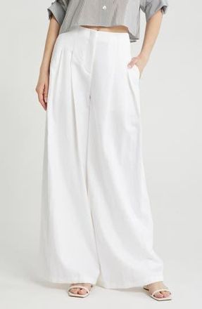 TWP Drew Wide Leg Pants in White at Nordstrom Rack, Size 6