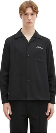 Visvim Keesey Sp Shirt L/S - Heren - Casual Overhemden - Zwart - L - Rayon - Overhemden