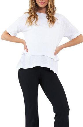 Ripe Claud Nursing Tee in White at Nordstrom, Size X-Large