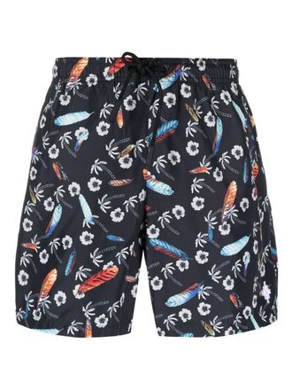 Marcelo Burlon Zwembroek met Hawa&iuml;-print