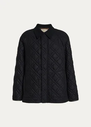 Gabriela Hearst Mens Clarence Wool-Cashmere Quilted Barn Jacket
