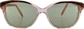 Saint Laurent Pre-owned Womens Vintage Plastic Sunglasses - Brown - One Size