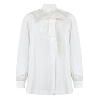 Alberta Ferretti Elegant Shirt with Long Sleeves - female - Alberta Ferretti - Blouses - White - XS - Blouses & Shirts