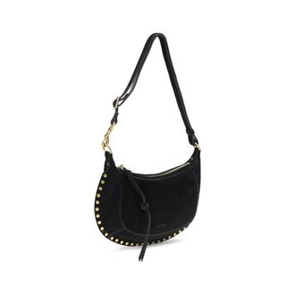 Isabel Marant Womens Black Calf Leather Bos Taurus Shoulder Bag