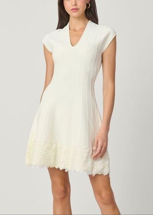 Shoshanna Azalea Courcheval Knit Dress in Ivory at Nordstrom, Size X-Small