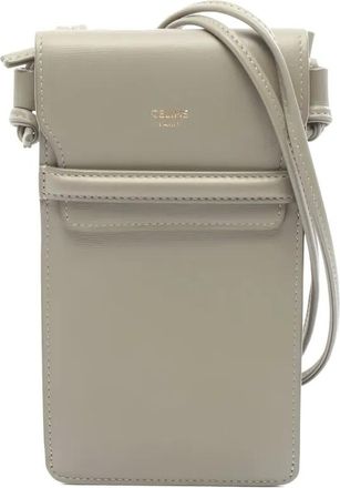 Celine 2010s leather phone pouch - Grey