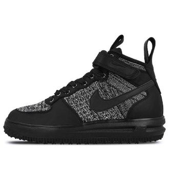 Nike (WMNS) Nike Lunar Force 1 Flyknit Workboot Oreo 860558-001