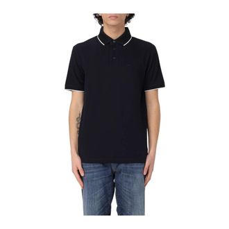 Emporio Armani Polo Shirt - Heren - Polos - Blauw - XL - Katoen - Tops