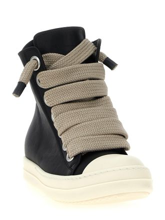 Rick Owens Jumbolace Sneaks Sneaker - Black