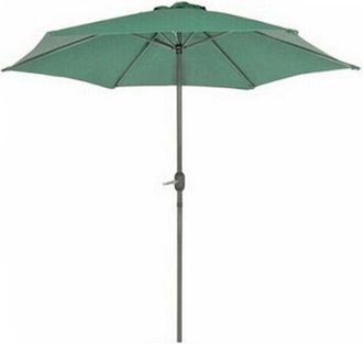 Trade Shop Trade Shop - Ombrellone Da Giardino Gazebo In Alluminio Ombrello Parasole 247x&oslash;300cm Verde 206420