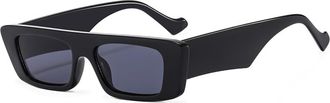 Generic Vacation Womens Sunglasses Outdoor Mens Commuter Sun Glasses(Black)