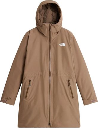 The North Face Fitness, Dames, Bruin, XL, Leer, Hikesteller Insulated Parka