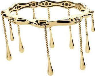 Lucy Quartermaine Drop Bangle in Gold Vermeil at Nordstrom