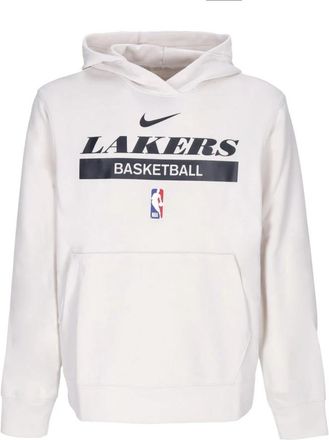 Nike NBA Lichtgewicht Hoodie Los Angeles Lakers - Heren - Sportshirts - Grijs - XL - Polyester - Fitness