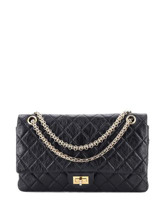 Chanel Reissue 2.55 Flap Bag Quilted Aged Calfskin 226 shoulder bag - Zwart