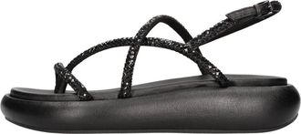 Ash Nappa Foulard - Dames - Sleehakken - Zwart - 38 EU - Leer - Schoenen