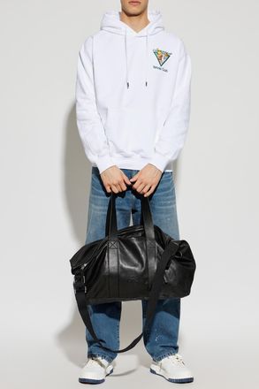 Casablanca Hoodie, Mens, White