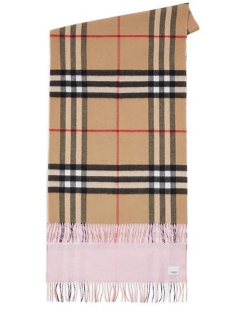 Burberry Sciarpa a quadri - Rosa